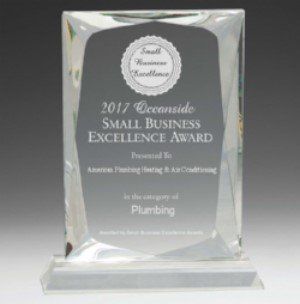 2017 Oceanside Small Business Excellence Award